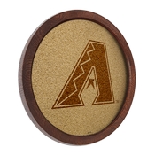 Arizona Diamondbacks: "Faux" Barrel Framed Cork Board, AGS-MBARIZ-632-01A