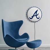 Atlanta Braves: Bottle Cap Wall Light, MBATLB-215-01