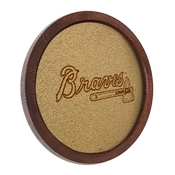 Atlanta Braves: "Faux" Barrel Framed Cork Board, AGS-MBATLB-632-02A