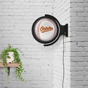 Baltimore Orioles: Baseball - Original Round Rotating Lighted Wall Sign, MBBALT-115-31