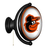 Baltimore Orioles: Original Oval Rotating Lighted Wall Sign, FNB-MBBALT-125-01A