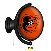 Baltimore Orioles: Original Oval Rotating Lighted Wall Sign, FNB-MBBALT-125-01A
