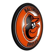 Baltimore Orioles: Round Slimline Lighted Wall Sign, MBBALT-130-01