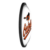 Baltimore Orioles: Alternate Logo - Round Slimline Lighted Wall Sign, MBBALT-130-04