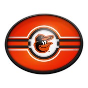 Baltimore Orioles: Oval Slimline Lighted Wall Sign, FNB-MBBALT-140-01A