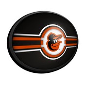 Baltimore Orioles: Oval Slimline Lighted Wall Sign, FNB-MBBALT-140-01A