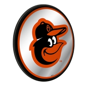 Baltimore Orioles: Modern Disc Mirrored Wall Sign, AGS-MBBALT-235-01A