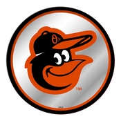 Baltimore Orioles: Modern Disc Mirrored Wall Sign, AGS-MBBALT-235-01A
