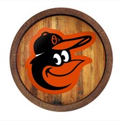 Baltimore Orioles: "Faux" Barrel Top Sign, FNB-MBBALT-240-01