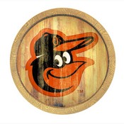 Baltimore Orioles: Weathered "Faux" Barrel Top Sign, FNB-MBBALT-240-03