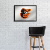 Baltimore Orioles: Framed Mirrored Wall Sign, AGS-MBBALT-265-01A