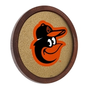 Baltimore Orioles: Logo - "Faux" Barrel Framed Cork Board, AGS-MBBALT-632-01A