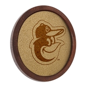 Baltimore Orioles: Logo - "Faux" Barrel Framed Cork Board, AGS-MBBALT-632-01A
