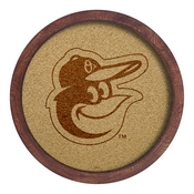 Baltimore Orioles: Logo - "Faux" Barrel Framed Cork Board, AGS-MBBALT-632-01A