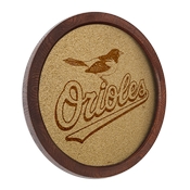 Baltimore Orioles: "Faux" Barrel Framed Cork Board, AGS-MBBALT-632-02A
