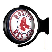 Boston Red Sox: Original Round Rotating Lighted Wall Sign, MBBOST-115-01