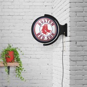 Boston Red Sox: Original Round Rotating Lighted Wall Sign, MBBOST-115-01