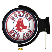 Boston Red Sox: Original Round Rotating Lighted Wall Sign, MBBOST-115-01