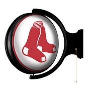 Boston Red Sox: Logo - Original Round Rotating Lighted Wall Sign, MBBOST-115-02