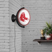 Boston Red Sox: Original Oval Rotating Lighted Wall Sign, FNB-MBBOST-125-01A