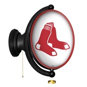 Boston Red Sox: Original Oval Rotating Lighted Wall Sign, FNB-MBBOST-125-01A