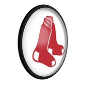 Boston Red Sox: Logo - Round Slimline Lighted Wall Sign, MBBOST-130-02