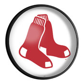 Boston Red Sox: Logo - Round Slimline Lighted Wall Sign, MBBOST-130-02