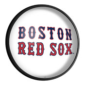 Boston Red Sox: Alternate Logo - Round Slimline Lighted Wall Sign, MBBOST-130-04
