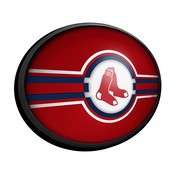 Boston Red Sox: Oval Slimline Lighted Wall Sign, FNB-MBBOST-140-01A