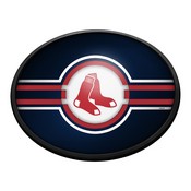 Boston Red Sox: Oval Slimline Lighted Wall Sign, FNB-MBBOST-140-01A