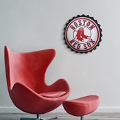 Boston Red Sox: Bottle Cap Wall Sign, MBBOST-210-01