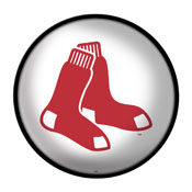 Boston Red Sox: Logo - Modern Disc Wall Sign, MBBOST-230-02