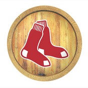 Boston Red Sox: "Faux" Barrel Top Sign, FNB-MBBOST-240-01
