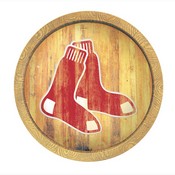 Boston Red Sox: Weathered "Faux" Barrel Top Sign, FNB-MBBOST-240-03