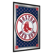 Boston Red Sox: Vertical Team Spirit - Framed Mirrored Wall Sign, MBBOST-275-02