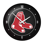 Boston Red Sox: Logo - Modern Disc Wall Clock, MBBOST-510-02