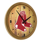Boston Red Sox: "Faux" Barrel Top Clock, FNB-MBBOST-560-01