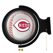 Cincinnati Reds: Baseball - Original Round Rotating Lighted Wall Sign, MBCINC-115-31