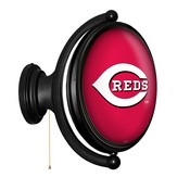 Cincinnati Reds: Original Oval Rotating Lighted Wall Sign, FNB-MBCINC-125-01A