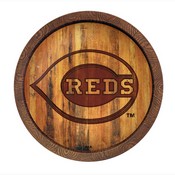 Cincinnati Reds: Branded "Faux" Barrel Top Sign, FNB-MBCINC-240-02