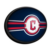 Cleveland Guardians: Oval Slimline Lighted Wall Sign, FNB-MBCLVD-140-01A