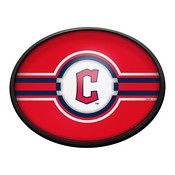 Cleveland Guardians: Oval Slimline Lighted Wall Sign, FNB-MBCLVD-140-01A