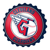 Cleveland Guardians: Bottle Cap Wall Sign, MBCLVD-210-01