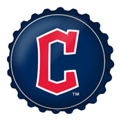 Cleveland Guardians: Logo - Bottle Cap Wall Sign, MBCLVD-210-02