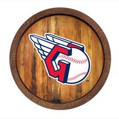 Cleveland Guardians: "Faux" Barrel Top Sign, FNB-MBCLVD-240-01