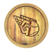 Cleveland Guardians: Branded "Faux" Barrel Top Sign, FNB-MBCLVD-240-02