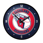 Cleveland Guardians: Modern Disc Wall Clock, MBCLVD-510-01
