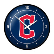 Cleveland Guardians: Logo - Modern Disc Wall Clock, MBCLVD-510-02