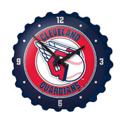 Cleveland Guardians: Baseball - Bottle Cap Wall Clock, MBCLVD-540-01