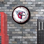 Cleveland Guardians: Retro Lighted Wall Clock, MBCLVD-550-01